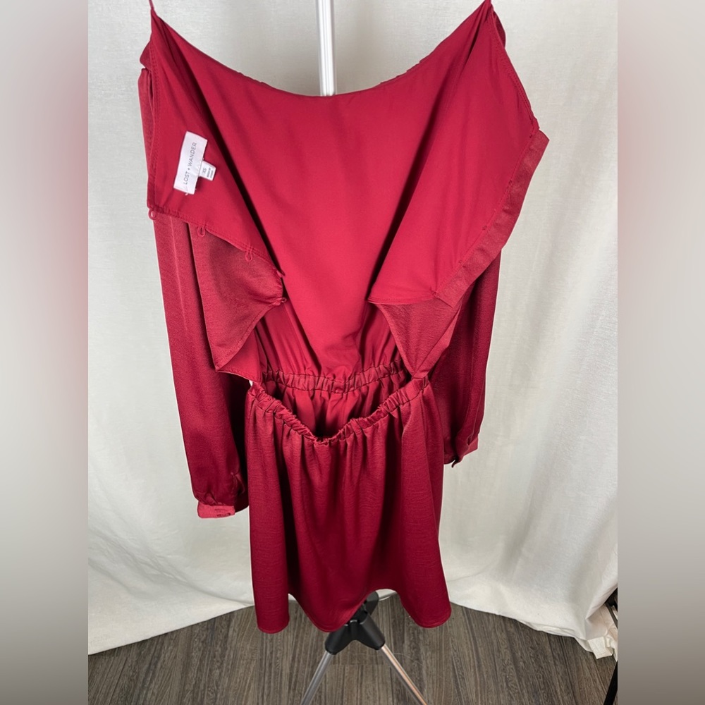 Lost + Wander Emerald Eyes Long Sleeve Minidress Size XS (0) NWT - Picture 10 of 15